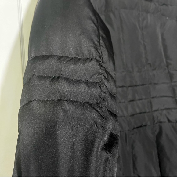 Calvin Klein Full Length Winter Parka Jacket Black Down Filled Size XL - Picture 9 of 14